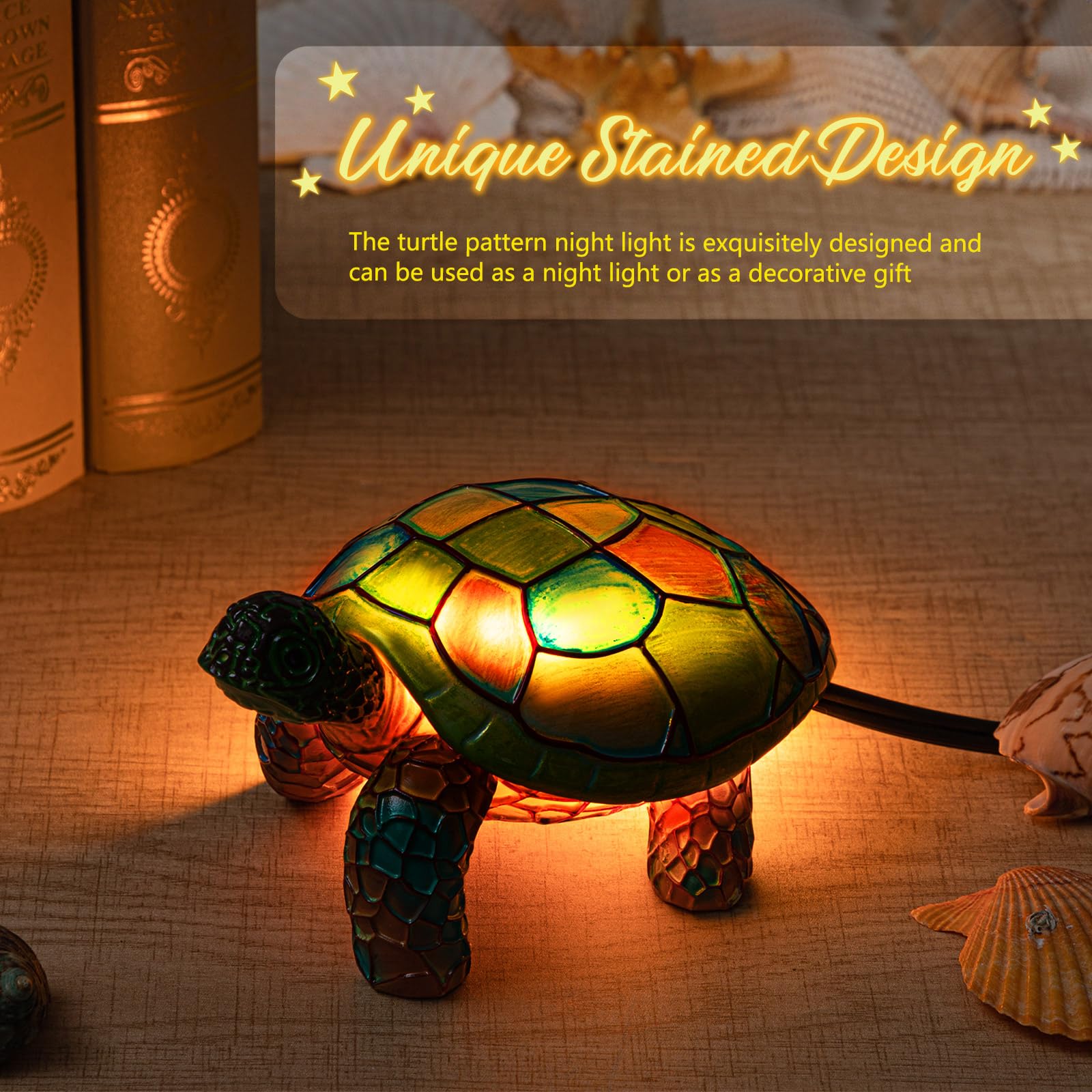 Amazon.com: Retisee 3D Turtle Lamp Christmas Gift Tortoise Shell